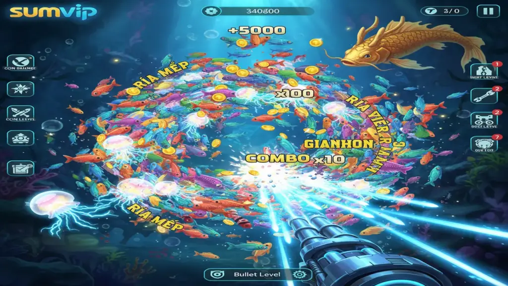 Chiến thuật bắn cá theo đàn Sumvip