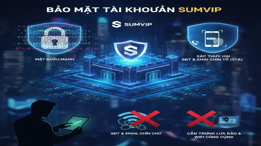 Bảo mật tài khoản cá cược Sumvip
