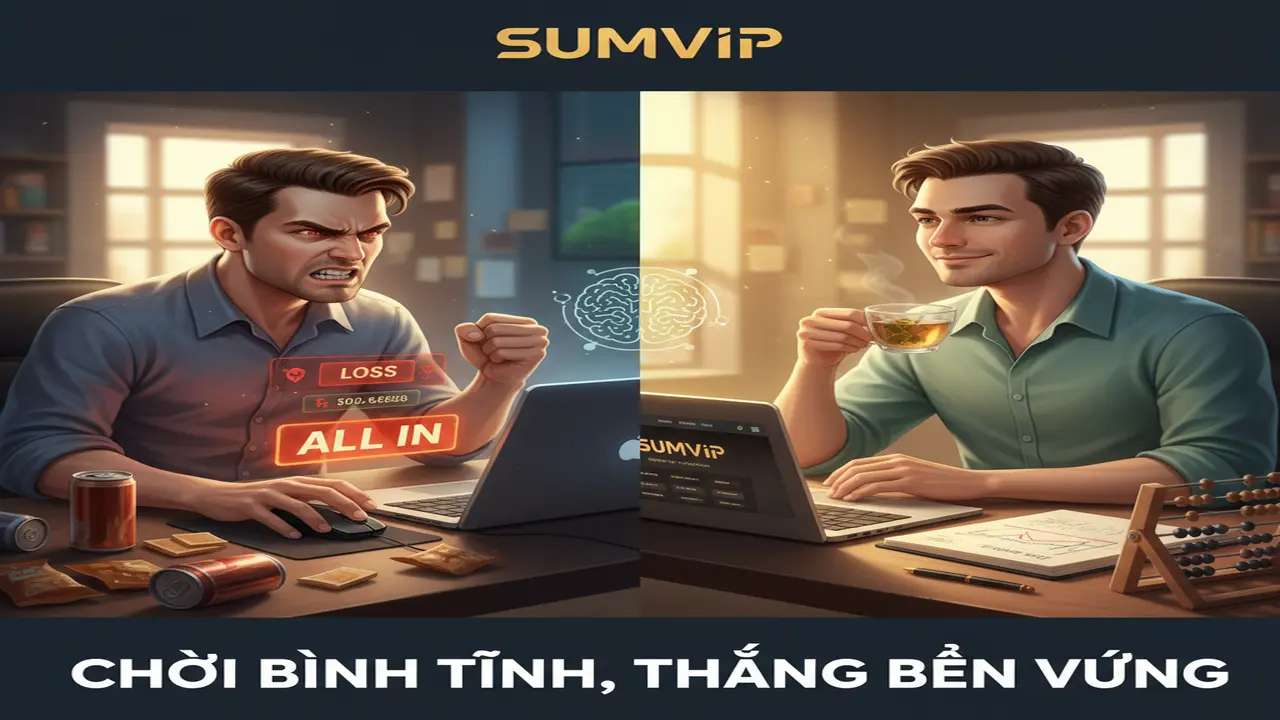 Mẹo giữ bình tĩnh khi thua Sumvip