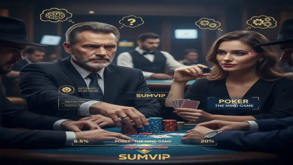 Tâm lý chiến trong bài Poker Sumvip