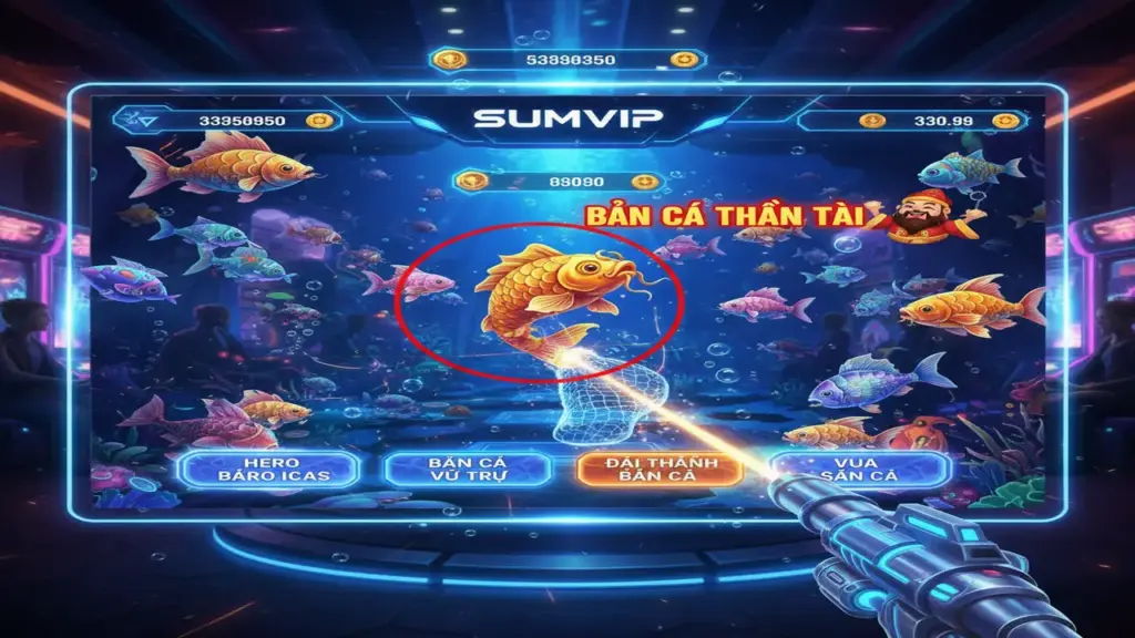Top 5 sảnh Bắn Cá đổi thưởng Sumvip